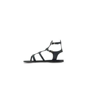 Ancient Greek Sandals Stephanie Sandals in Black Womens Size 6